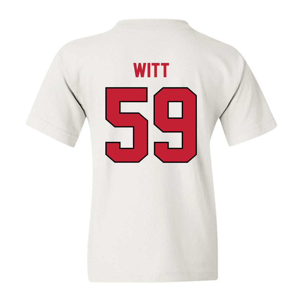 Wisconsin - NCAA Football : Aaron Witt - Classic Shersey Youth T-Shirt-1