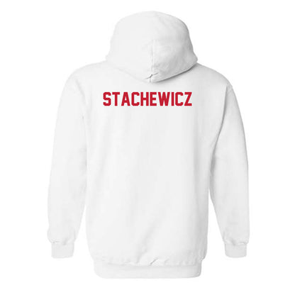 Wisconsin - NCAA Men's Cross Country : Bryce Stachewicz - Classic Shersey Hooded Sweatshirt-1