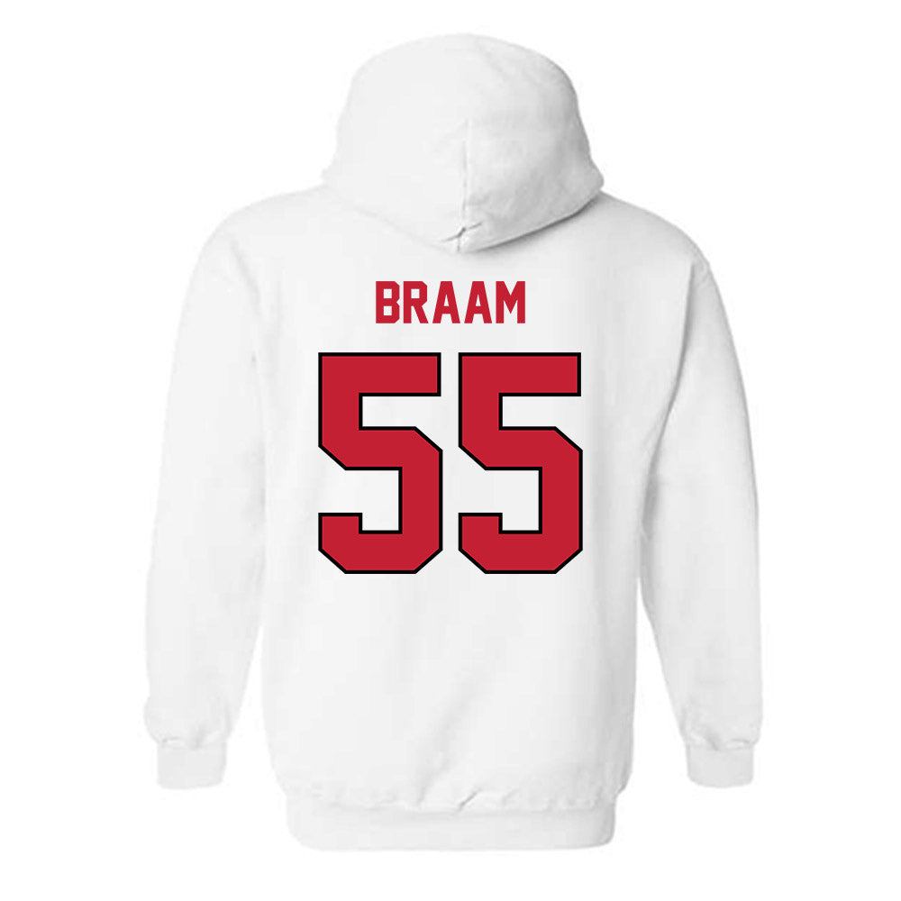 Wisconsin - NCAA Football : Drew Braam - Classic Shersey Hooded Sweatshirt-1