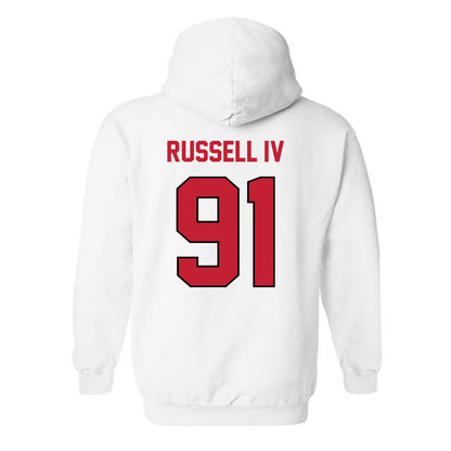 Wisconsin - NCAA Football : Hammond Russell IV - Classic Shersey Hooded Sweatshirt-1