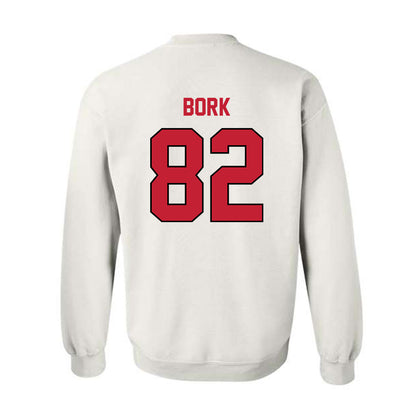 Wisconsin - NCAA Football : Emmett Bork - Classic Shersey Crewneck Sweatshirt-1