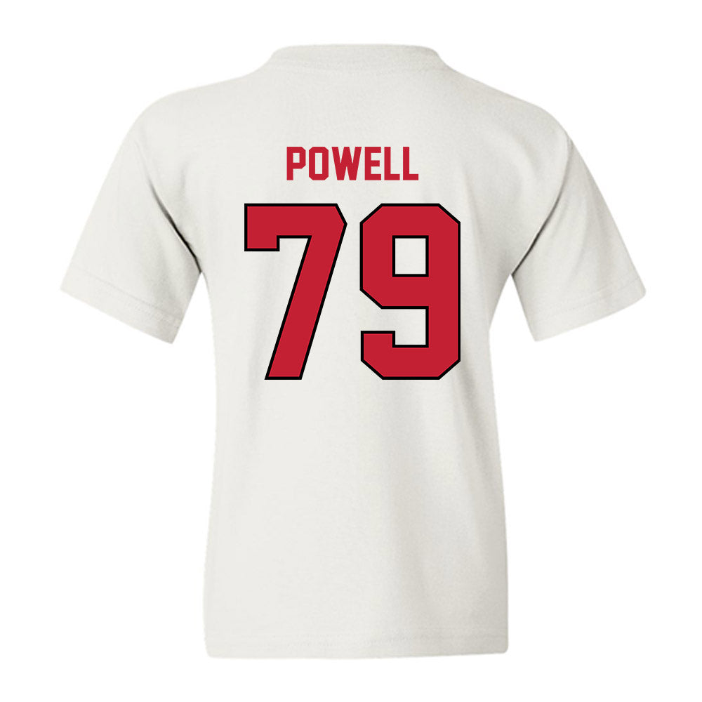 Wisconsin - NCAA Football : Logan Powell - Classic Shersey Youth T-Shirt-1