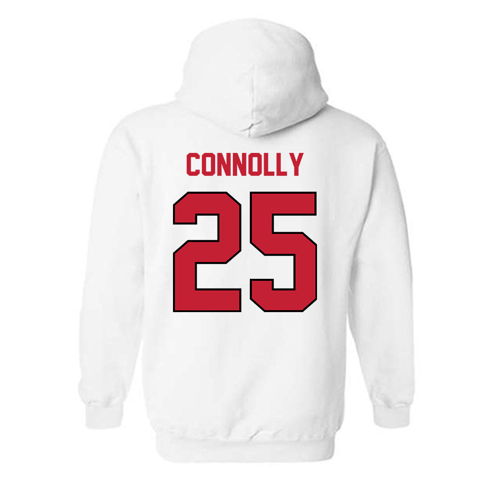 Wisconsin - NCAA Women's Soccer : Erin Connolly - Classic Shersey Hooded Sweatshirt-1