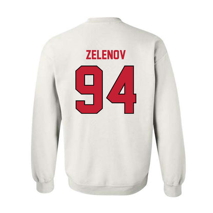 Wisconsin - NCAA Men's Ice Hockey : Vasily Zelenov - Classic Shersey Crewneck Sweatshirt-1