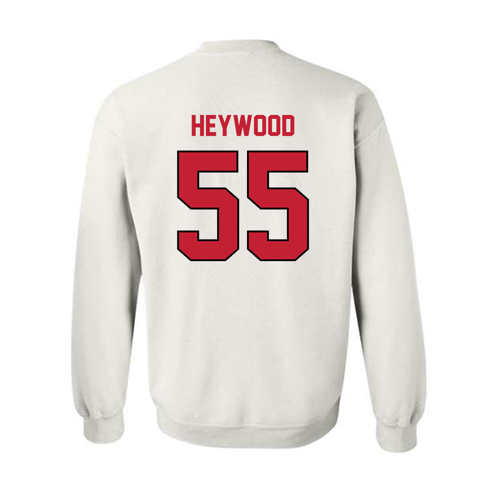 Wisconsin - NCAA Football : Kevin Heywood - Classic Shersey Crewneck Sweatshirt-1