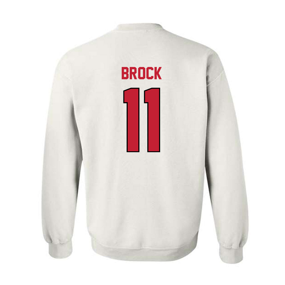 Wisconsin - NCAA Football : Kash Brock - Classic Shersey Crewneck Sweatshirt-1