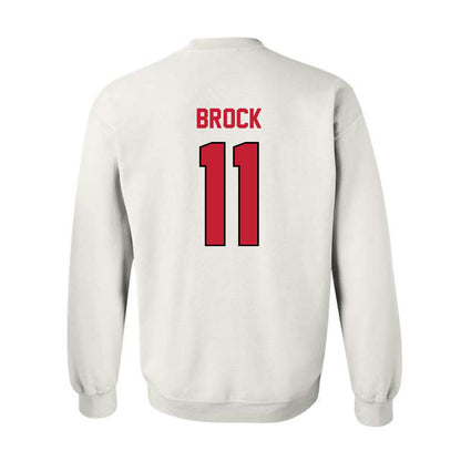 Wisconsin - NCAA Football : Kash Brock - Classic Shersey Crewneck Sweatshirt-1