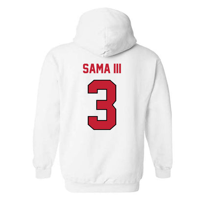 Wisconsin - NCAA Football : Abu Sama III - Classic Shersey Hooded Sweatshirt-1
