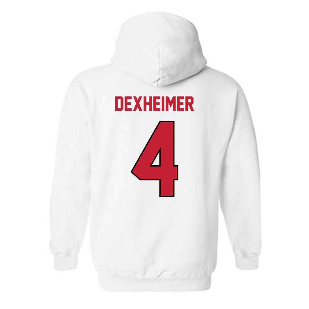 Wisconsin - NCAA Men's Ice Hockey : Ben Dexheimer - Classic Shersey Hooded Sweatshirt-1