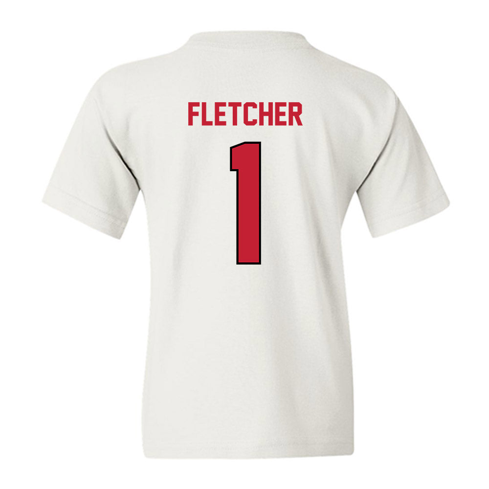 Wisconsin - NCAA Football : Eric Fletcher - Classic Shersey Youth T-Shirt-1