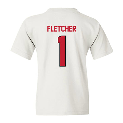 Wisconsin - NCAA Football : Eric Fletcher - Classic Shersey Youth T-Shirt-1