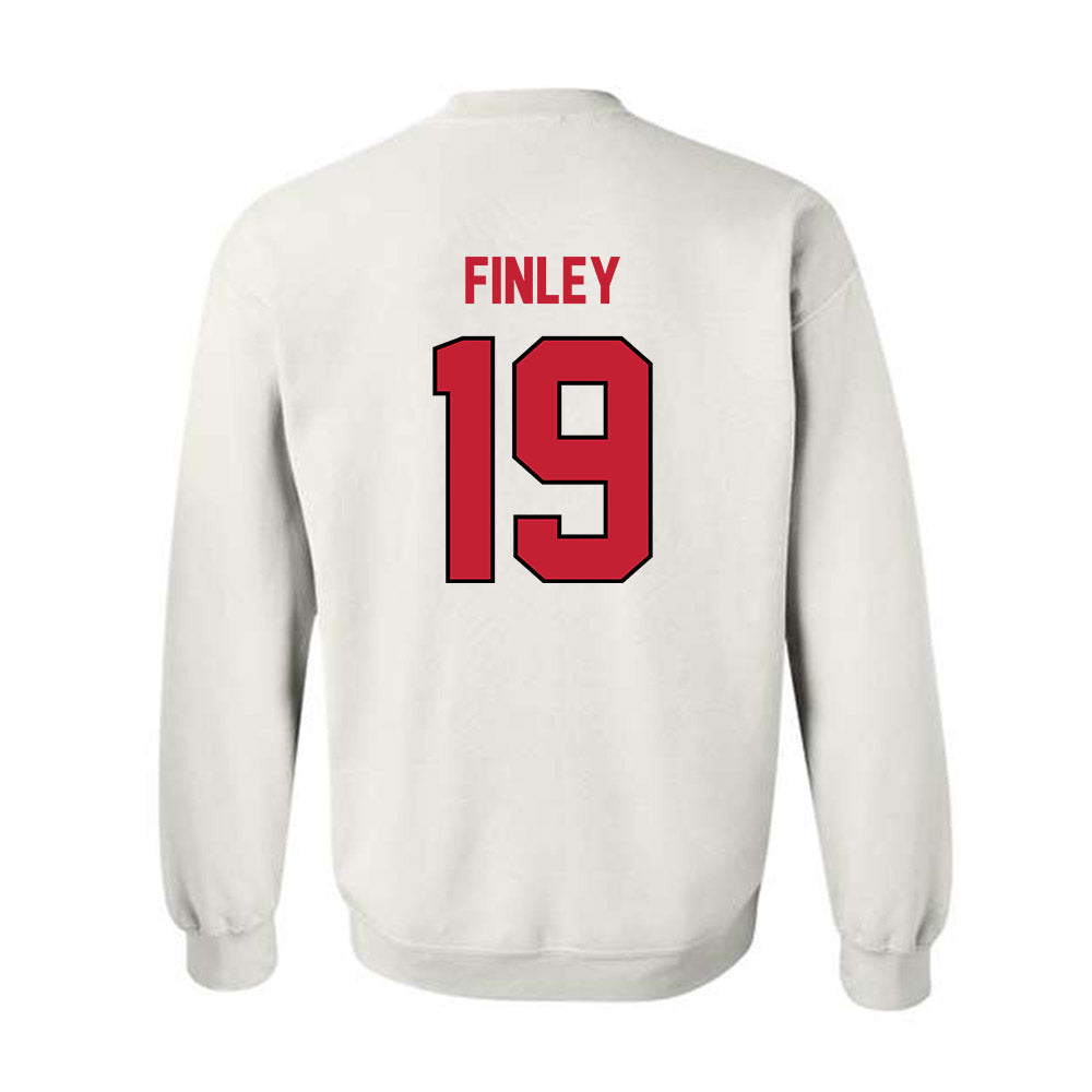 Wisconsin - NCAA Men's Ice Hockey : Quinn Finley - Classic Shersey Crewneck Sweatshirt-1