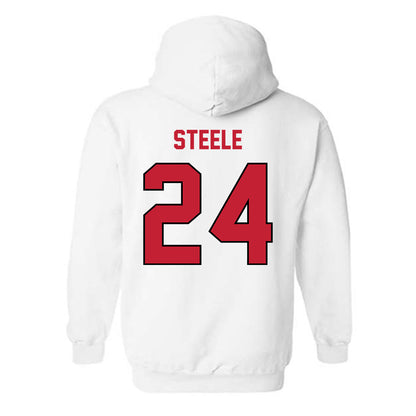 Wisconsin - NCAA Women's Basketball : Laci Steele - Classic Shersey Hooded Sweatshirt-1