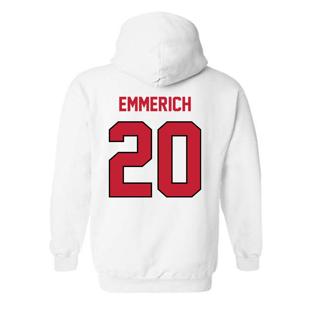 Wisconsin - NCAA Football : Luke Emmerich - Classic Shersey Hooded Sweatshirt-1