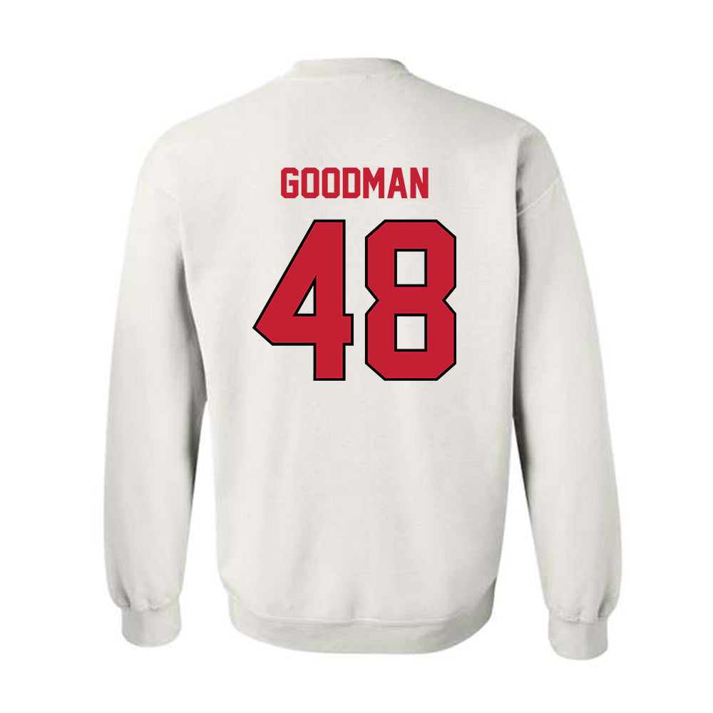 Wisconsin - NCAA Football : Andrew Goodman - Classic Shersey Crewneck Sweatshirt-1