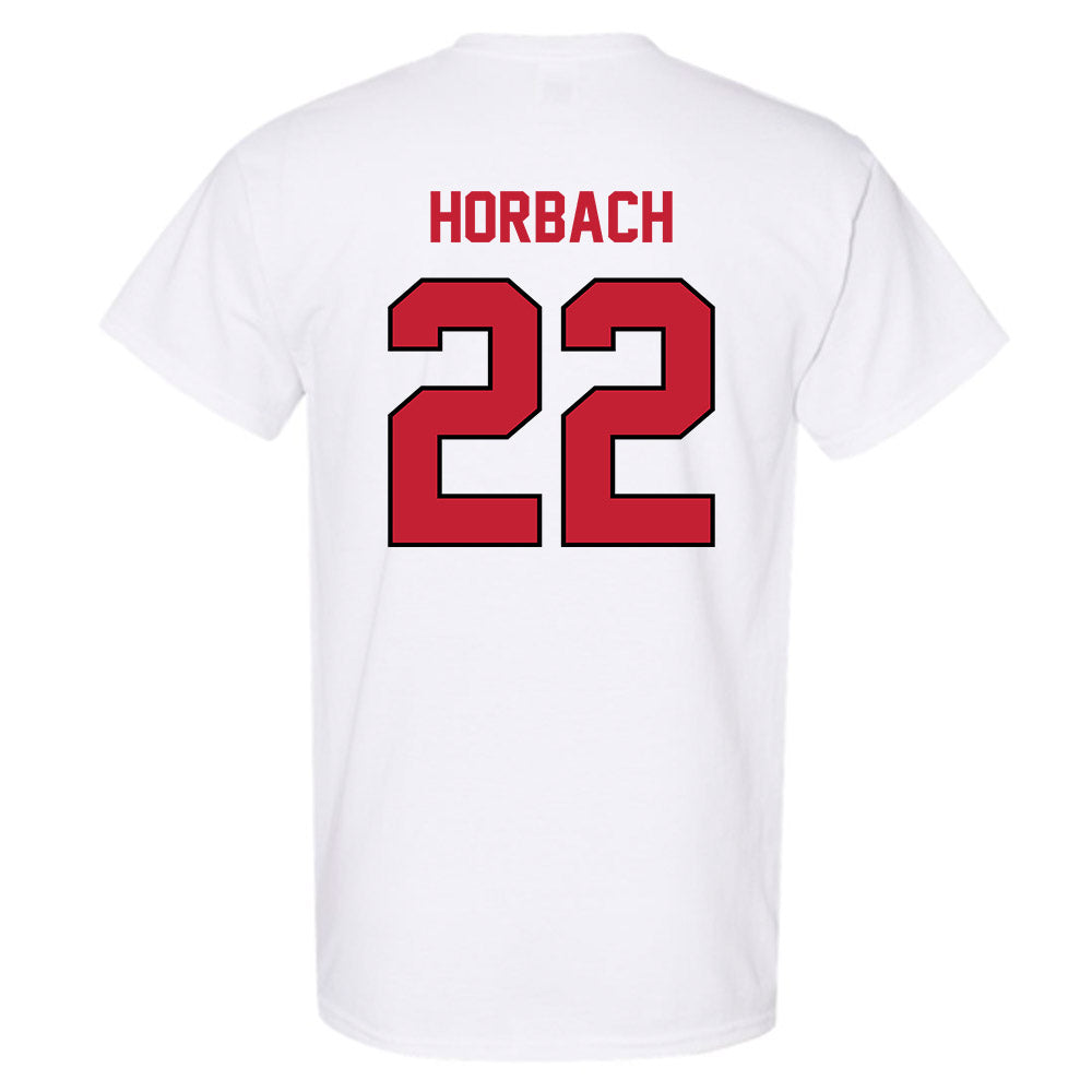 Wisconsin - NCAA Men's Ice Hockey : Jack Horbach - Classic Shersey T-Shirt-1
