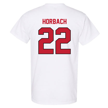Wisconsin - NCAA Men's Ice Hockey : Jack Horbach - Classic Shersey T-Shirt-1