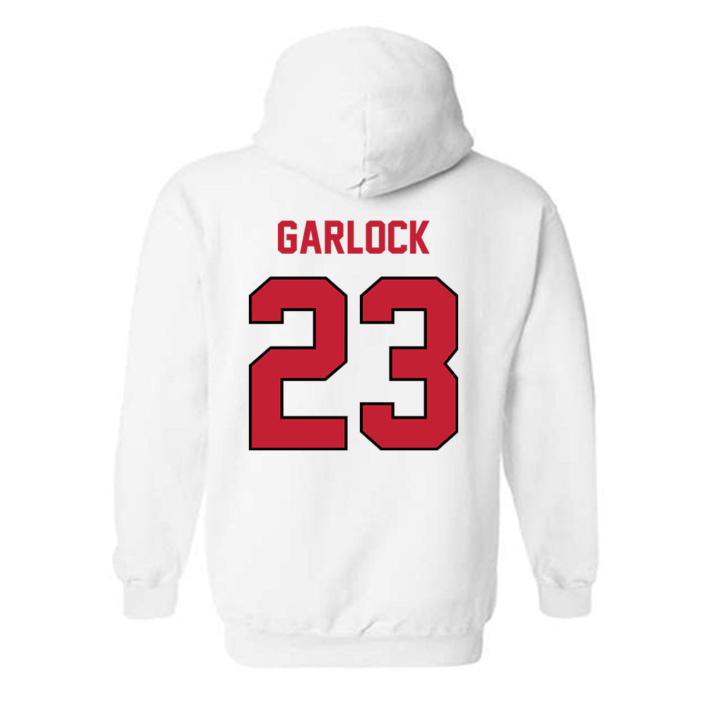 Wisconsin - NCAA Men's Basketball : Will Garlock - Classic Shersey Hooded Sweatshirt-1