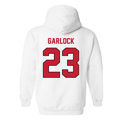 Wisconsin - NCAA Men's Basketball : Will Garlock - Classic Shersey Hooded Sweatshirt-1
