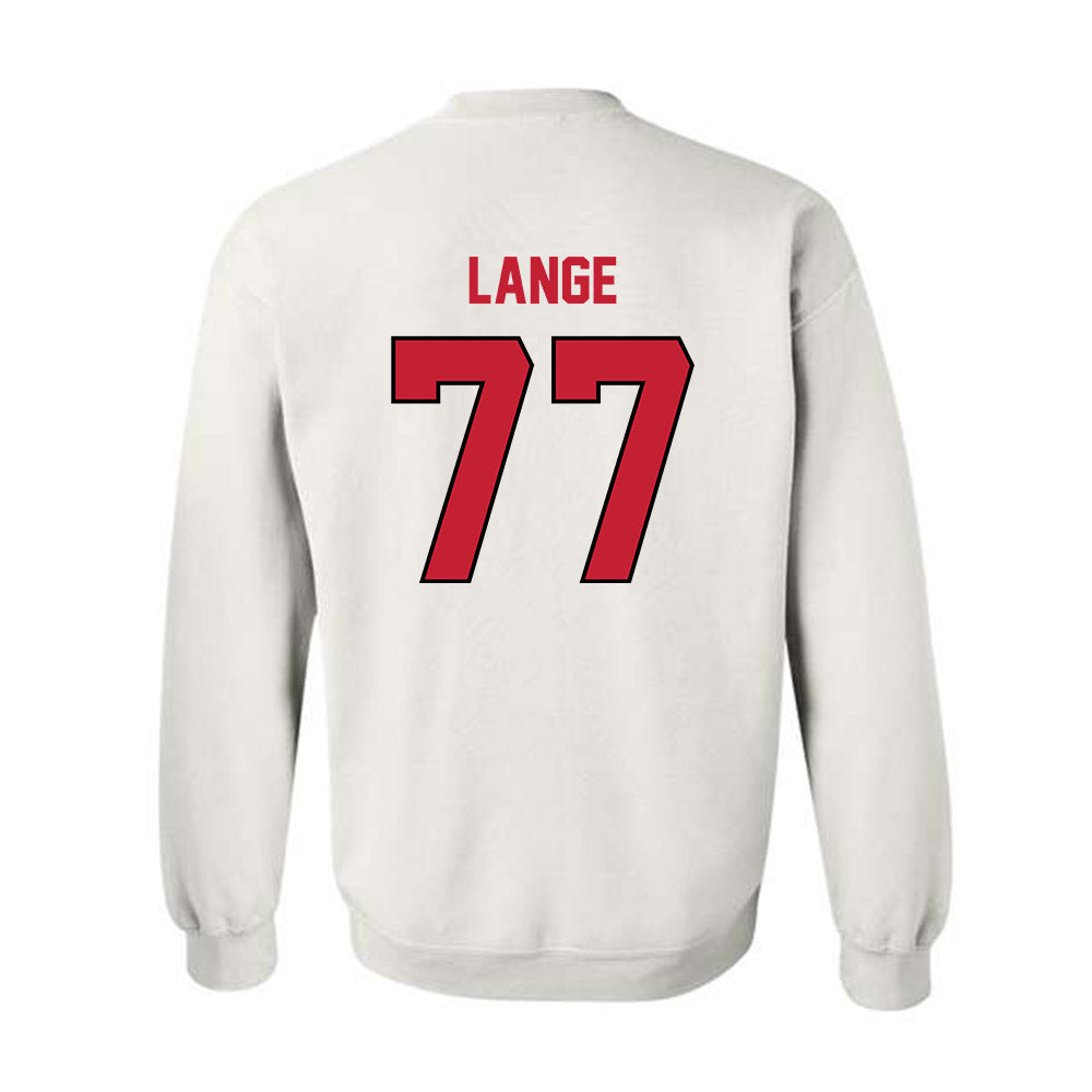 Wisconsin - NCAA Football : Peyton Lange - Classic Shersey Crewneck Sweatshirt-1