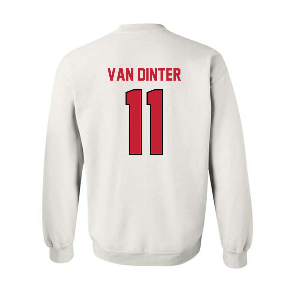 Wisconsin - NCAA Football : Carson Van Dinter - Classic Shersey Crewneck Sweatshirt-1