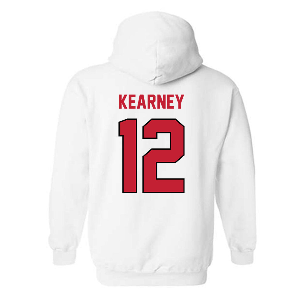 Wisconsin - NCAA Football : Zion Kearney - Classic Shersey Hooded Sweatshirt-1