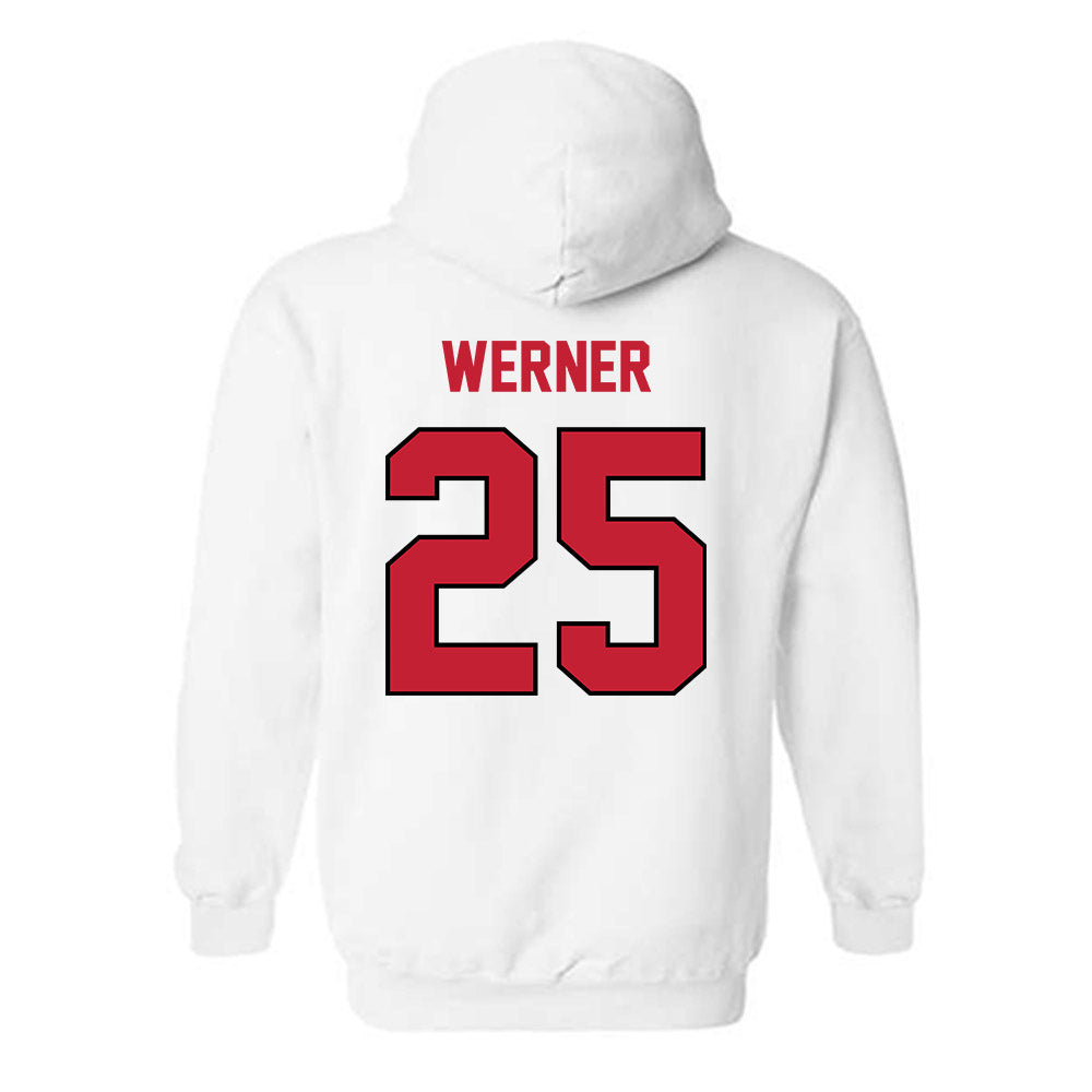 Wisconsin - NCAA Softball : Madison Werner - Classic Shersey Hooded Sweatshirt-1
