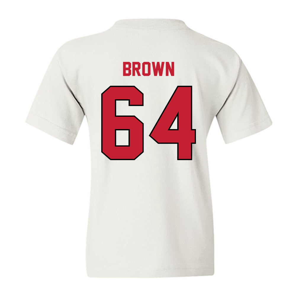 Wisconsin - NCAA Football : Evan Brown - Classic Shersey Youth T-Shirt-1