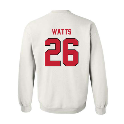 Wisconsin - NCAA Football : Kahni Watts - Classic Shersey Crewneck Sweatshirt-1