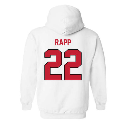 Wisconsin - NCAA Men's Basketball : Austin Rapp - Classic Shersey Hooded Sweatshirt-1