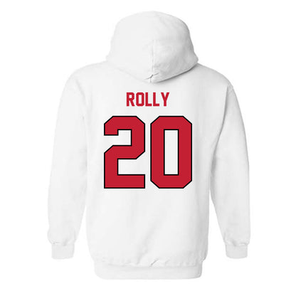 Wisconsin - NCAA Women's Soccer : Calypso Rolly - Classic Shersey Hooded Sweatshirt-1