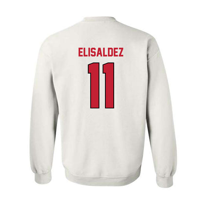 Wisconsin - NCAA Women's Basketball : Caia Elisaldez - Classic Shersey Crewneck Sweatshirt-1