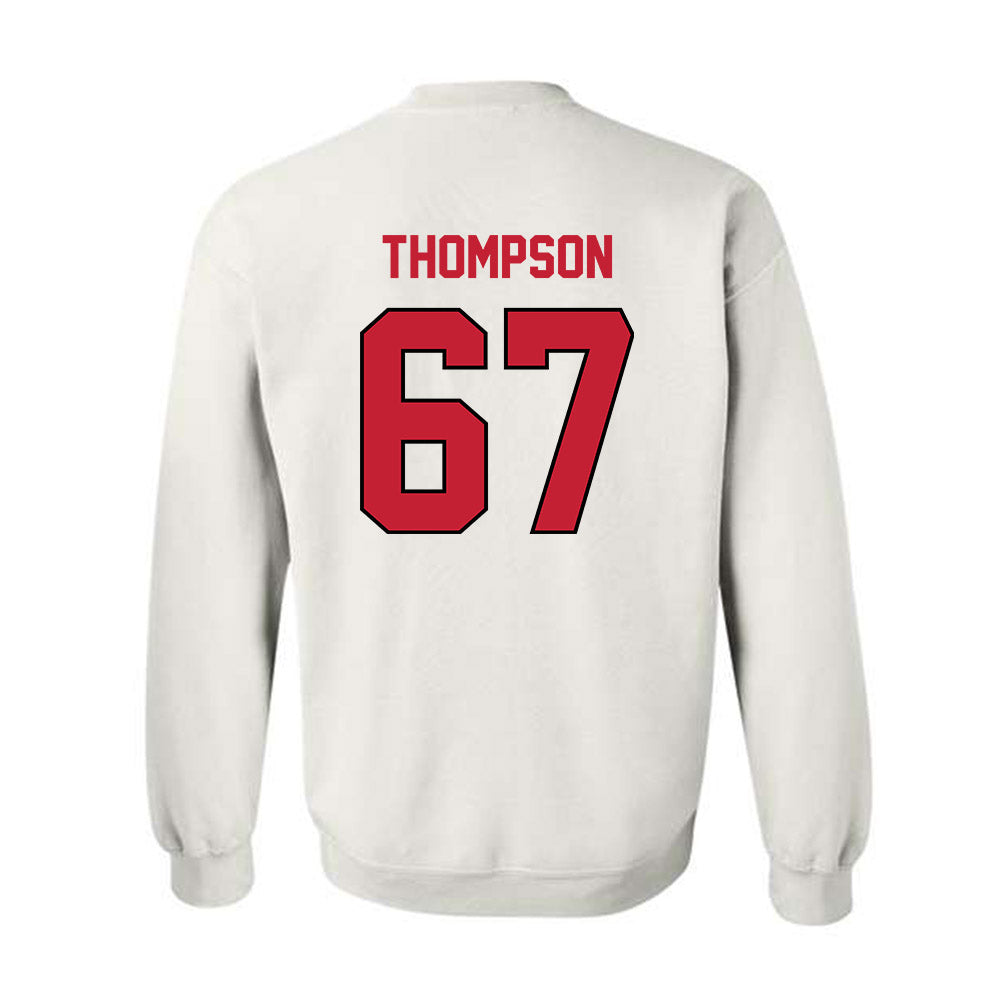 Wisconsin - NCAA Women's Volleyball : Halle Thompson - Classic Shersey Crewneck Sweatshirt-1