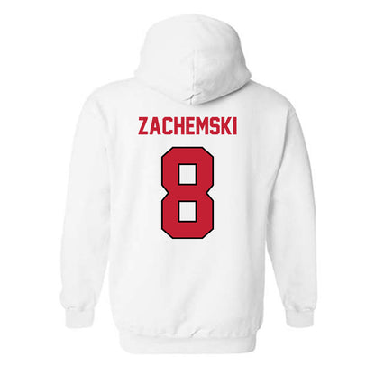 Wisconsin - NCAA Men's Soccer : Matthew Zachemski - Classic Shersey Hooded Sweatshirt-1