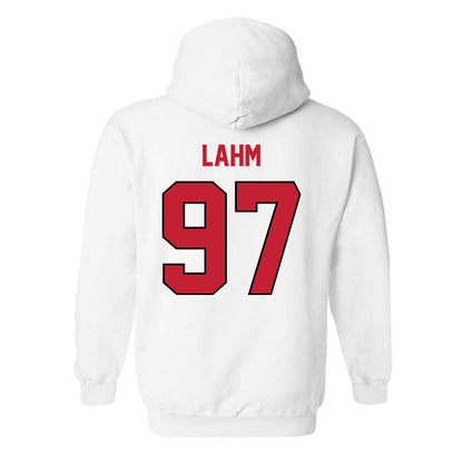 Wisconsin - NCAA Football : Gavin Lahm - Classic Shersey Hooded Sweatshirt-1