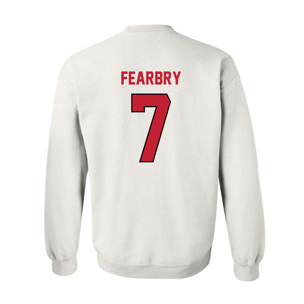 Wisconsin - NCAA Football : Tyreese Fearbry - Classic Shersey Crewneck Sweatshirt-1