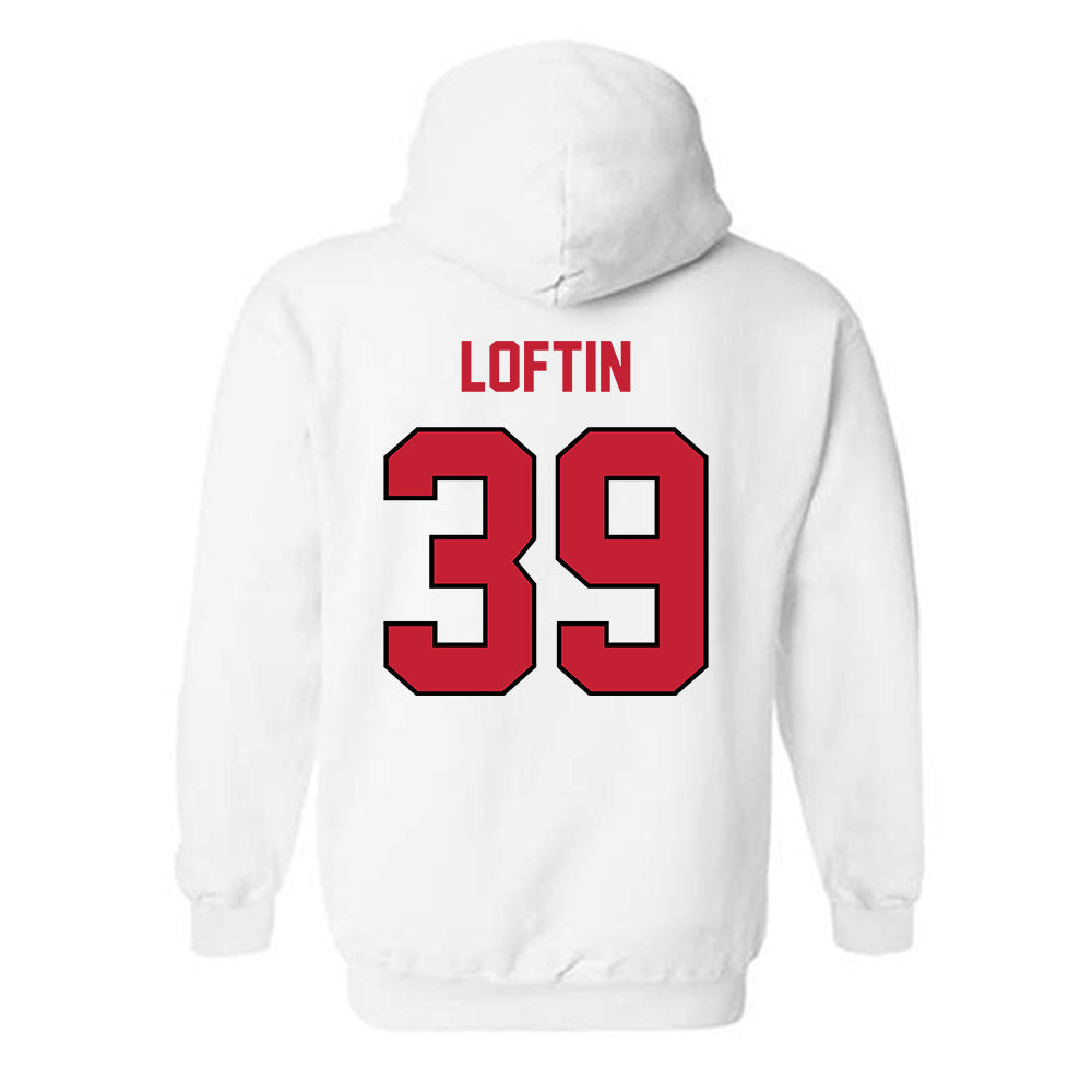 Wisconsin - NCAA Football : Jayden Loftin - Classic Shersey Hooded Sweatshirt-1