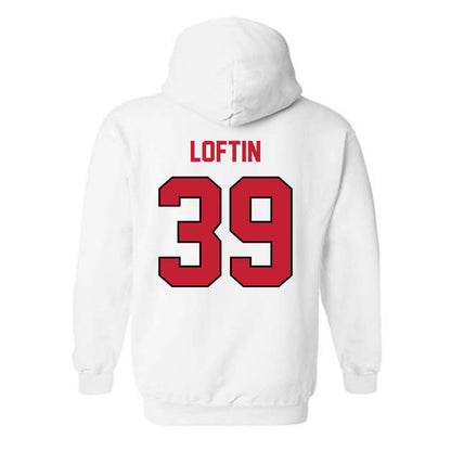 Wisconsin - NCAA Football : Jayden Loftin - Classic Shersey Hooded Sweatshirt-1