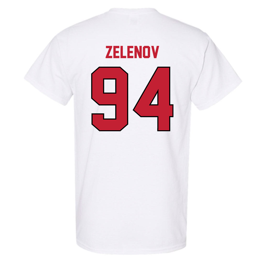 Wisconsin - NCAA Men's Ice Hockey : Vasily Zelenov - Classic Shersey T-Shirt-1