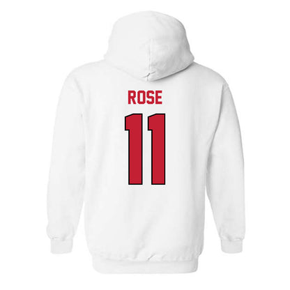 Wisconsin - NCAA Women's Basketball : Caia Rose - Classic Shersey Hooded Sweatshirt-1