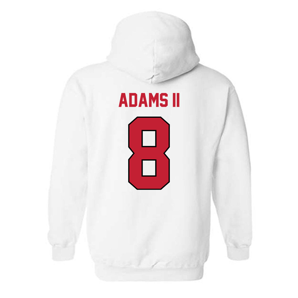 Wisconsin - NCAA Football : Michael Adams II - Classic Shersey Hooded Sweatshirt-1