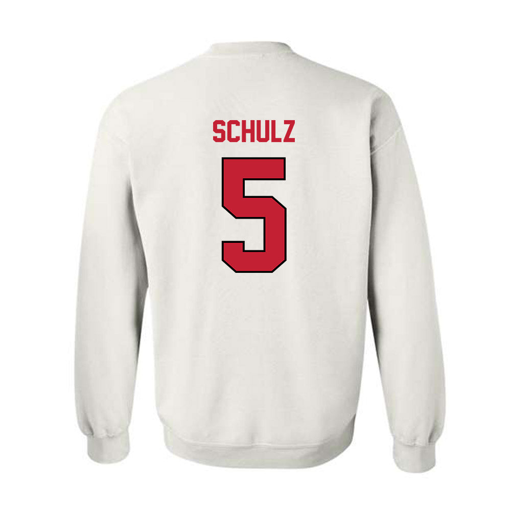 Wisconsin - NCAA Men's Ice Hockey : Zach Schulz - Classic Shersey Crewneck Sweatshirt-1
