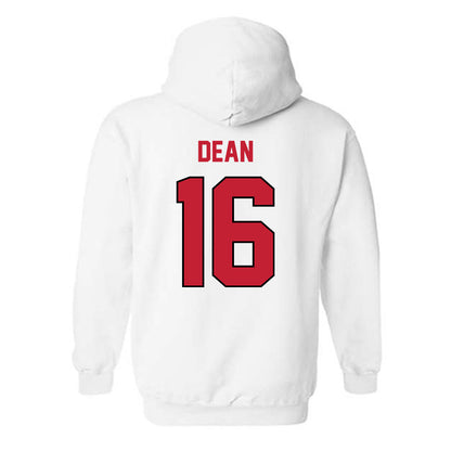 Wisconsin - NCAA Football : Grant Dean - Classic Shersey Hooded Sweatshirt-1
