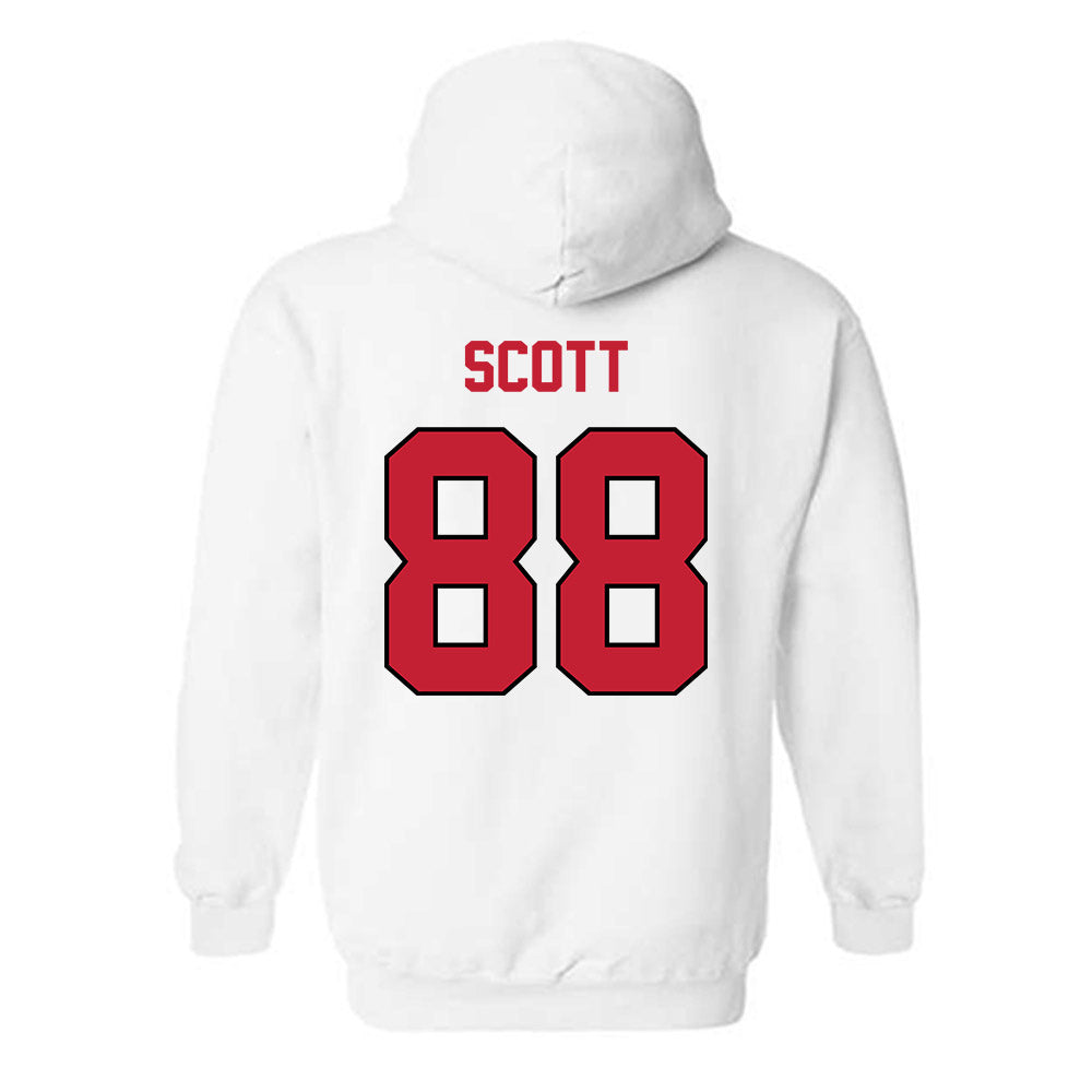 Wisconsin - NCAA Women's Volleyball : Kymora Scott - Classic Shersey Hooded Sweatshirt-1