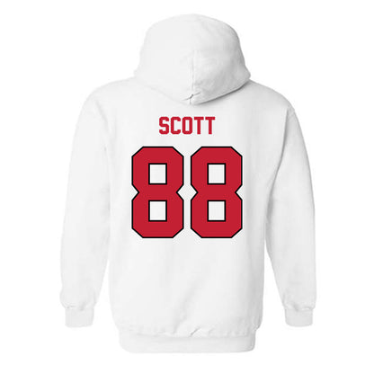 Wisconsin - NCAA Women's Volleyball : Kymora Scott - Classic Shersey Hooded Sweatshirt-1