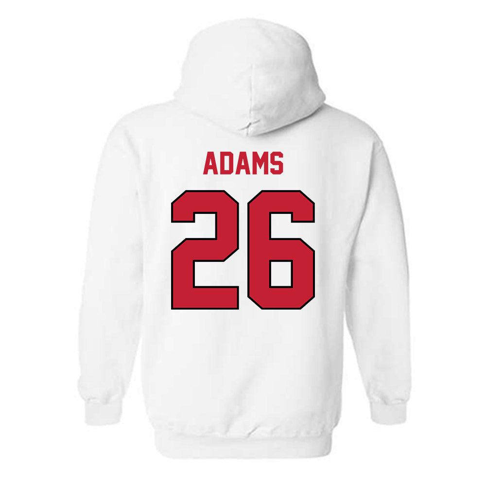 Wisconsin - NCAA Football : Eli Adams - Classic Shersey Hooded Sweatshirt-1