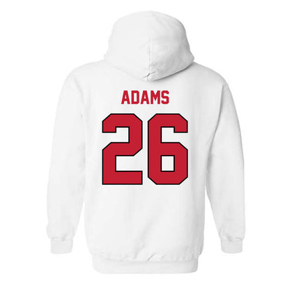 Wisconsin - NCAA Football : Eli Adams - Classic Shersey Hooded Sweatshirt-1