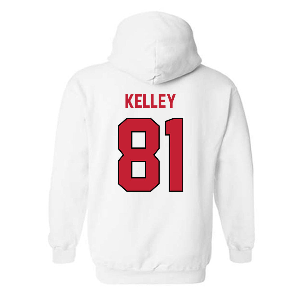 Wisconsin - NCAA Football : Mason Kelley - Classic Shersey Hooded Sweatshirt-1
