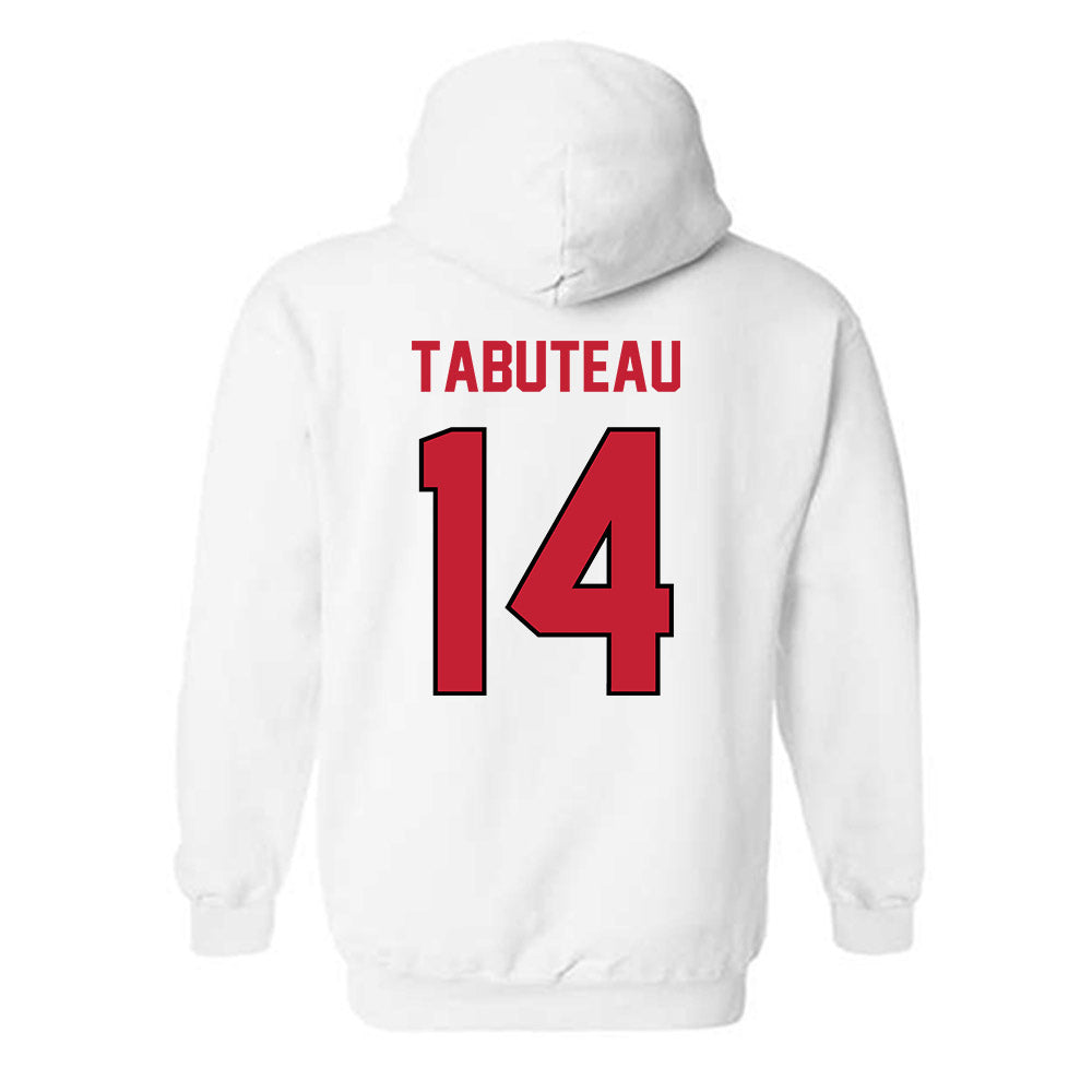Wisconsin - NCAA Football : Keeyshawn Tabuteau - Classic Shersey Hooded Sweatshirt-1