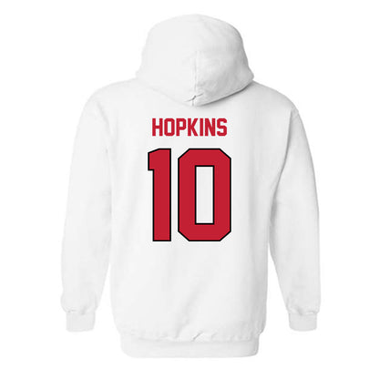 Wisconsin - NCAA Football : Ryan Hopkins - Classic Shersey Hooded Sweatshirt-1